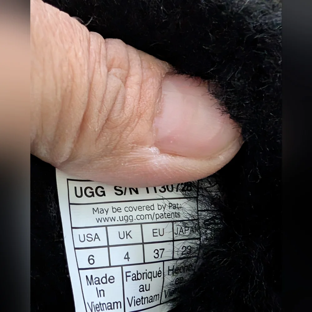 UGG Charcoal Shearling Ankle Boots